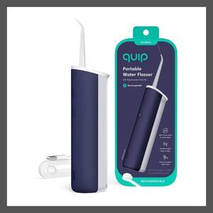 quip -  Rechargeable Cordless Plastic Water Flosser w Blue
